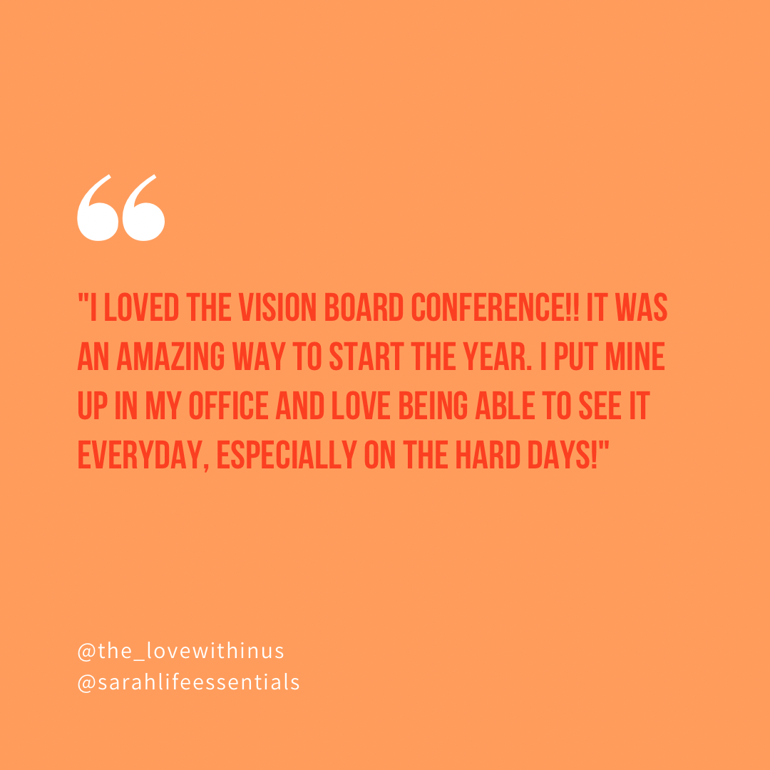 Vision Board Conference Ticket