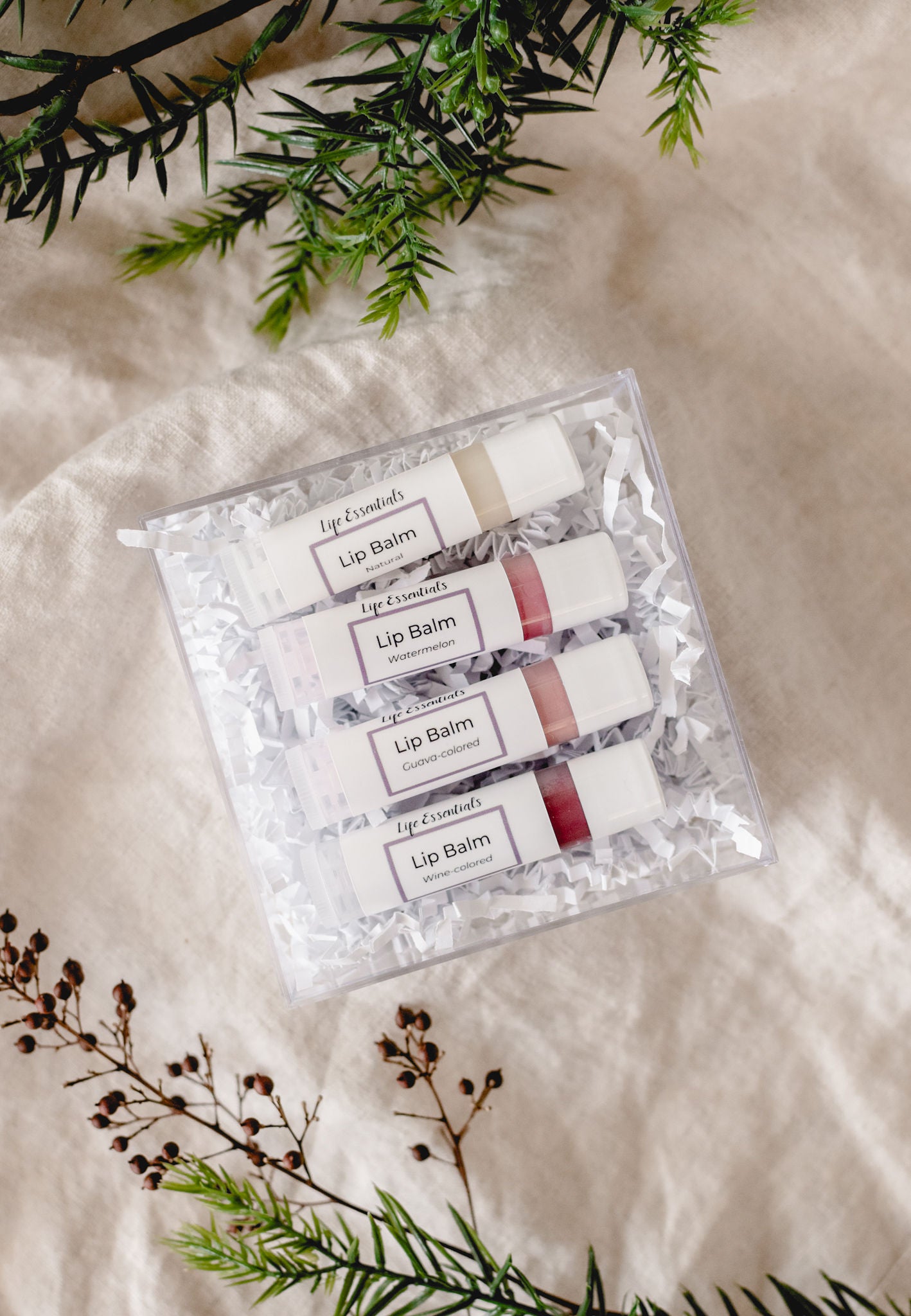 Natural Lip Balm Gift Bundle