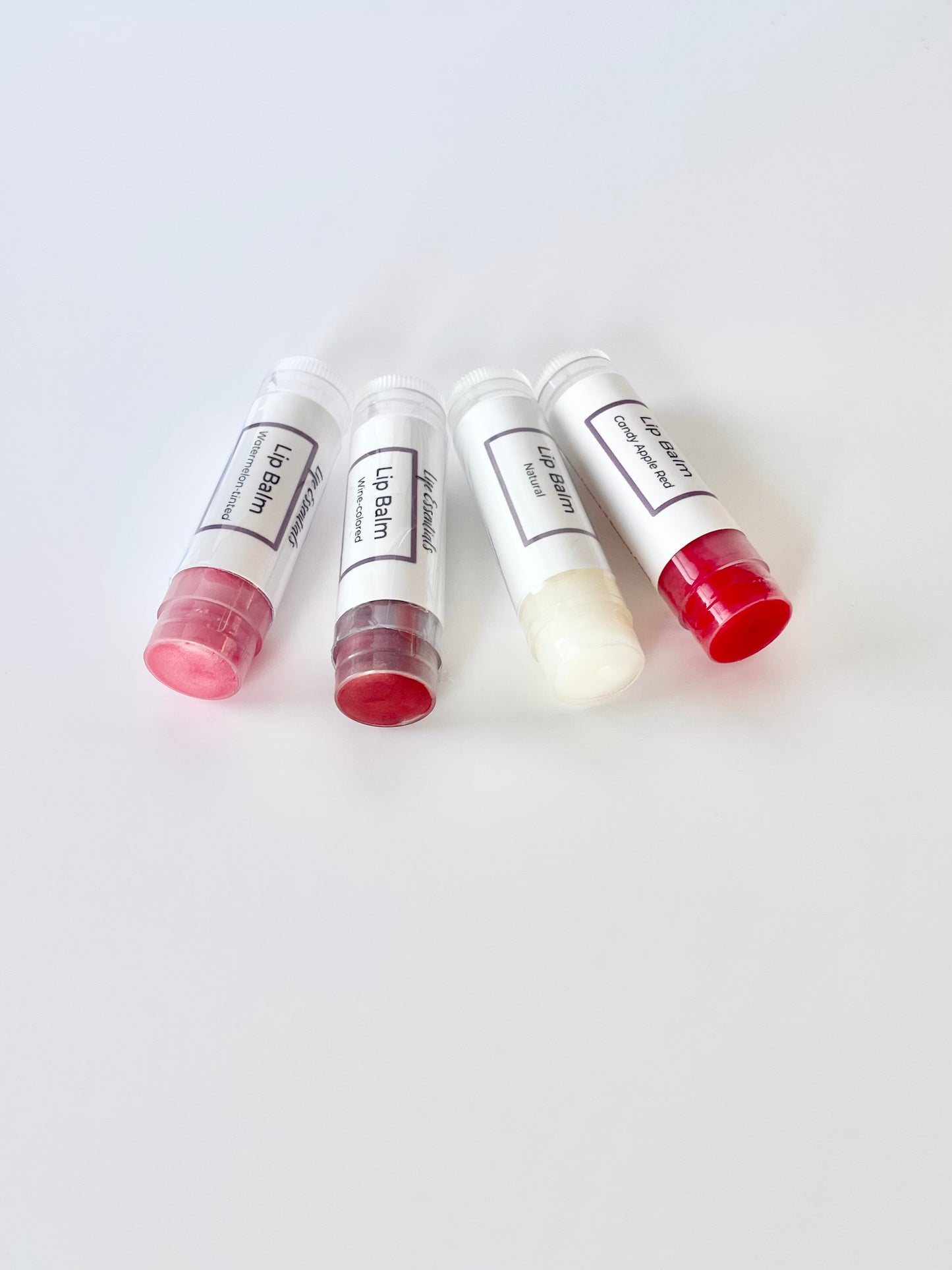 4 Tube Natural Tinted Lip Balm Gift Set