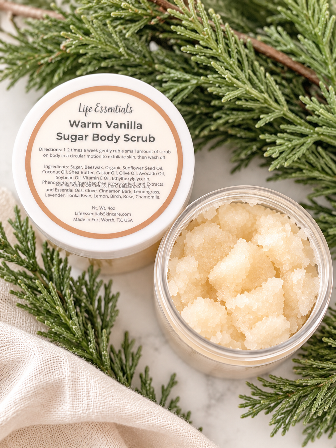 Warm Vanilla Sugar Body Scrub