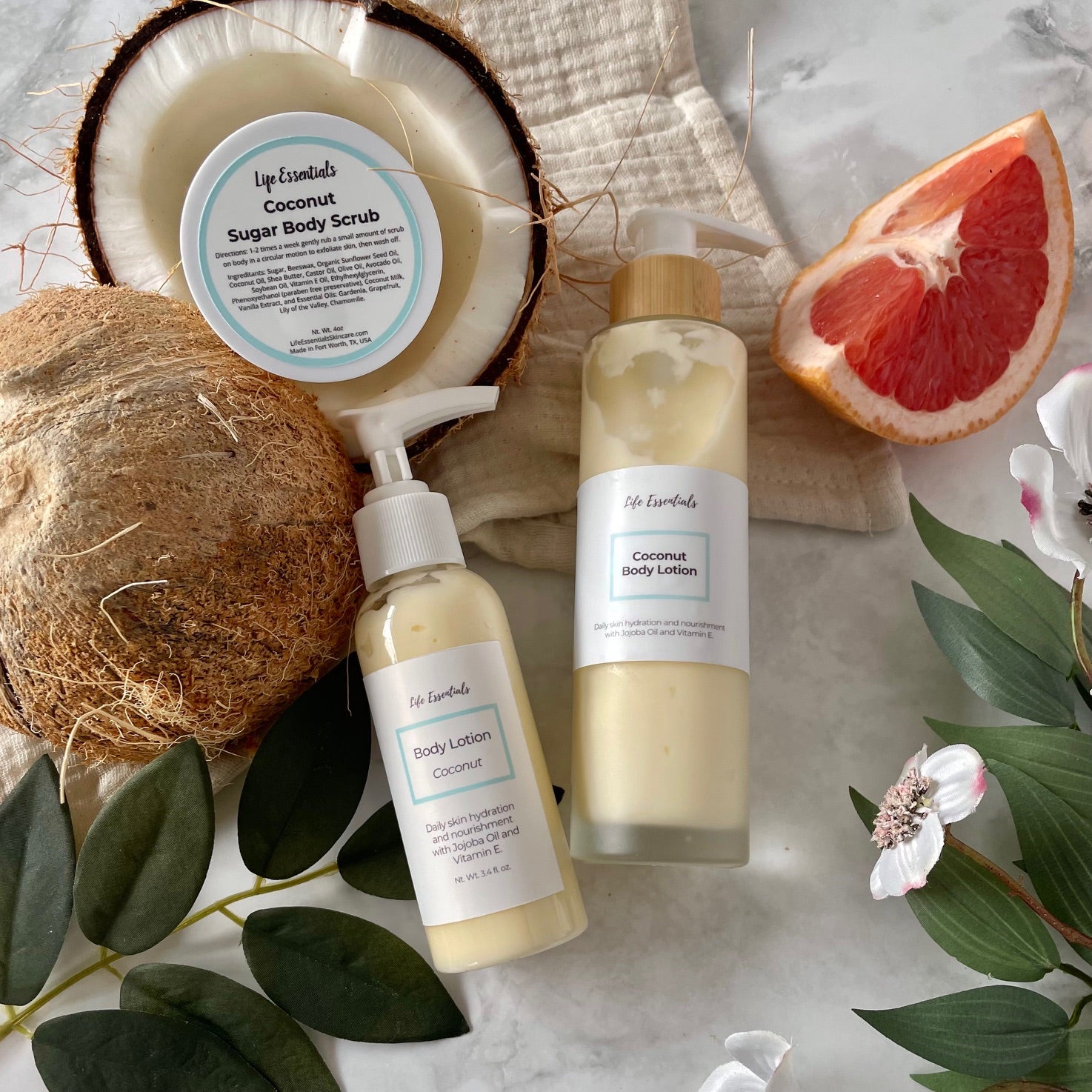 Nontoxic Body Care Gift Set - Island Coconut – Life Essentials