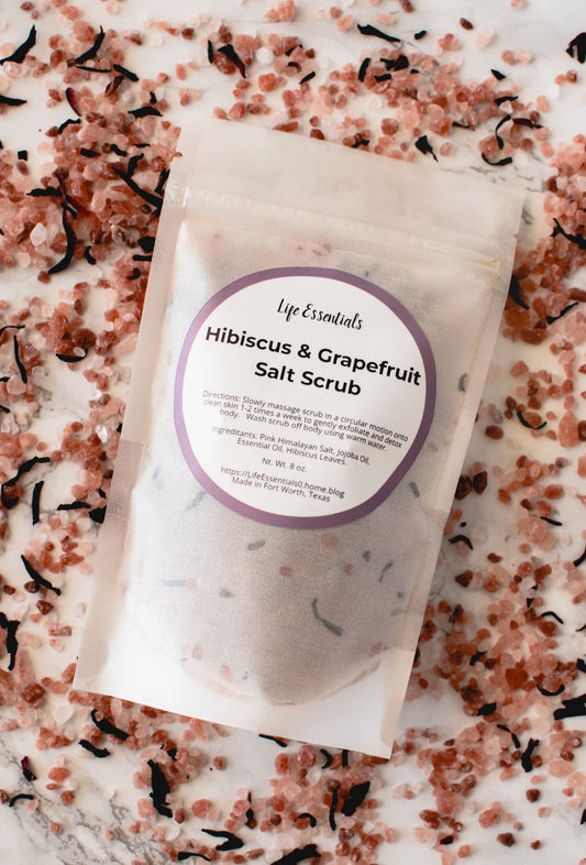 Hibiscus & Grapefruit Himalayan Salt Scrub Refill